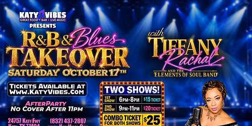 R&B & Blues Takeover at Katy Vibes!