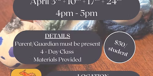 Kid's Beginning Crochet Class