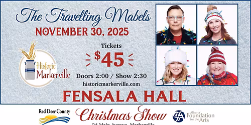 Fensala Hall CHRISTMAS with THE TRAVELLING MABELS