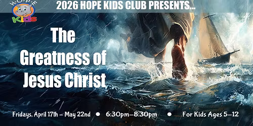 2026 HOPE Kids Club Spring Program