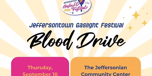 2026 Gaslight Festival Blood Drive