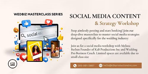Wedbiz Masterclass: The 30-Day Shortcut: Stop Posting, Start Automating.