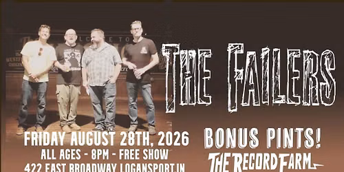 The Failers Bonus Pints debut!