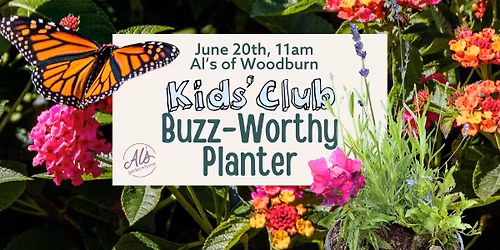 Woodburn Kids' Club: Buzz-Worthy Planter