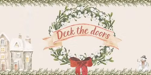 Deck the Doors - #soldbymax Wreath Decorating Workshop