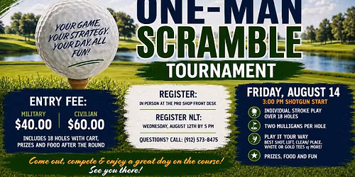 Trident Lakes Golf Club One-Man Scramble