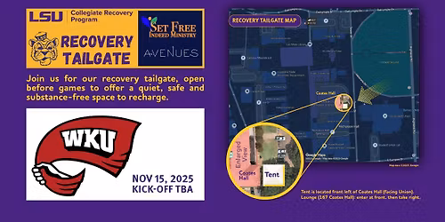Recovery Tailgate (Western Kentucky Hilltoppers at LSU)