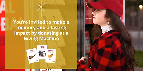 Event Name:  Light the World By Visiting the Giving Machine at Desert Ridge Marketplace