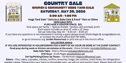 Country Sale - Community Wide Yard Sale