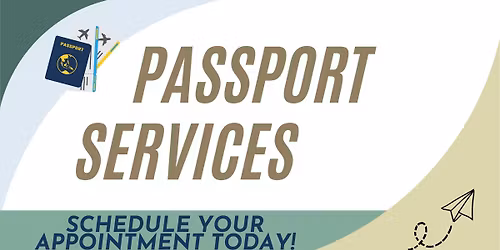 PASSPORT SERVICES: November 1-26, 2025