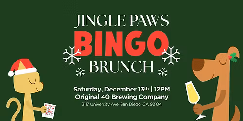 Jingle Paws Bingo Brunch
