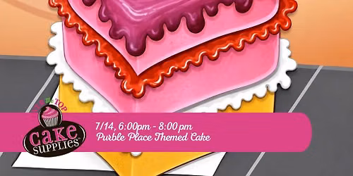 PURBLE PLACE THEMED CAKE