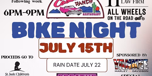 Cadillac Ranch Bike Night!