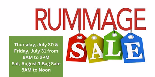 UPC Annual Rummage Sale