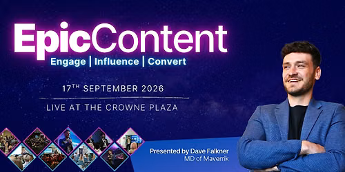 Epic Content Masterclass: Live In Dublin