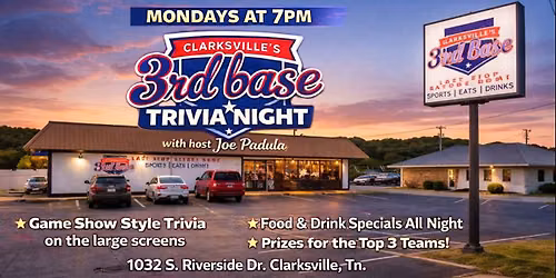Clarksville's 3rd Base Trivia Night
