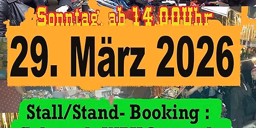 Punk & Rock`n`Roll Flohmarkt Drinnen + Draussen ab 14 Uhr