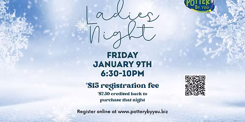 Ladies Night at Pottery By You!