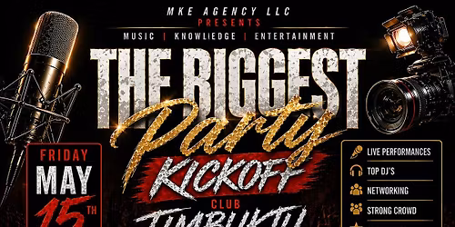 Copy of THE BIGGEST PARTY KICKOFF (Artist Only)