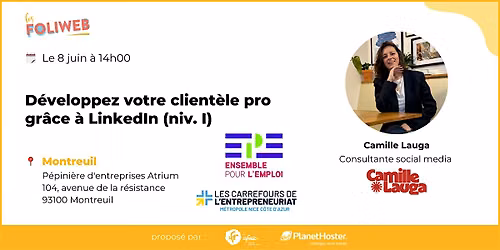 D\u00e9veloppez votre client\u00e8le pro gr\u00e2ce \u00e0 LinkedIn (niv. I)