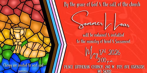 Sommer Loars Ordination and Installation