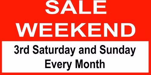 Monthly Garage Sale Weekend