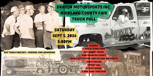 Dragon Motorsports Truck & Tractor Pull @ Highland Co. Fair, VA