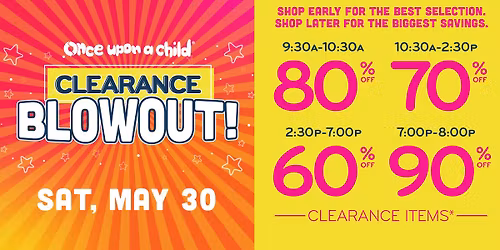 Clearance Blowout 