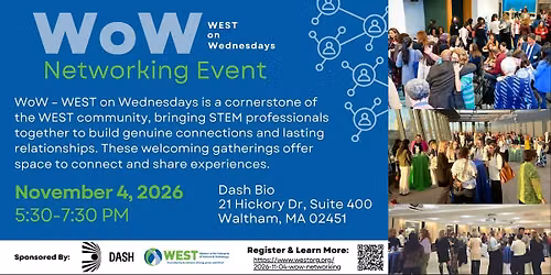 WoW - WEST on Wednesdays Networking Event