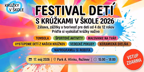 Festival det\u00ed s Kr\u00fa\u017ekami v \u0161kole 2026