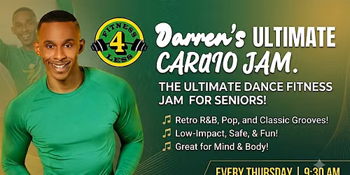 Darren's Ultimate Cardio Jam: Aerobic Dance Fitness for Seniors!