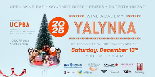 YALYNKA 2025 @ Wine Academy