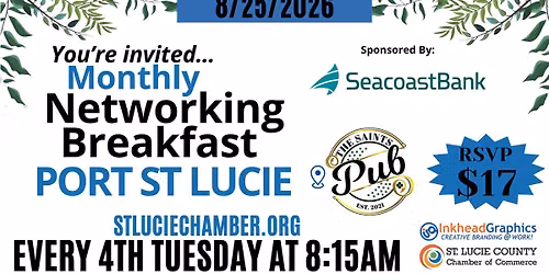 Port St Lucie Networking Breakfast 