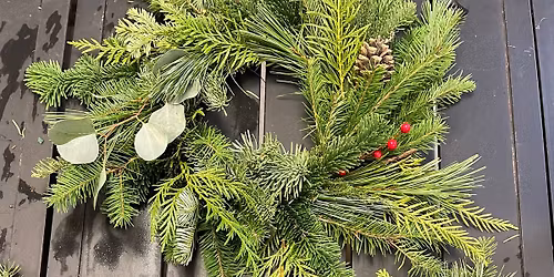 Christmas Puff & Plant - Mini Wreaths - Sat Dec 6th 7PM SECOND SESSION
