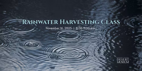 Rainwater Harvesting Class
