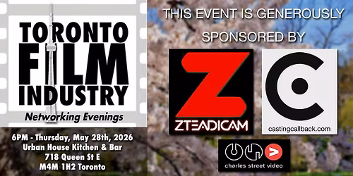 MAY  Toronto Film and TV Industry Networking & Social