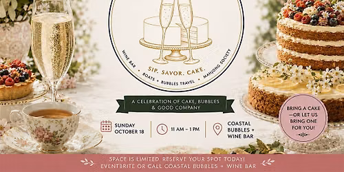 Bubbles + Cake Society: English Garden