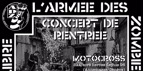 CONCERT DE RENTREE MOTOCROSS\/WARRIOR KIDS\/MODERN GENERATION LSD\/BEZ LITOSCI