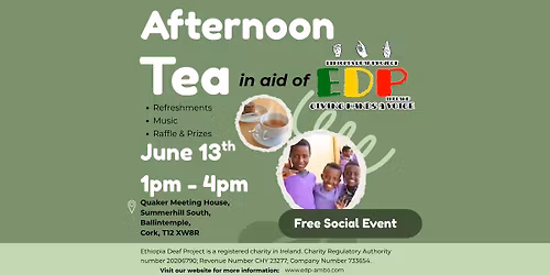 Afternoon Tea in aid of EDP