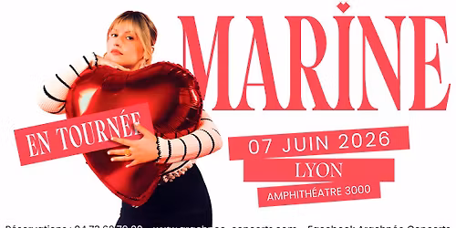 Marine \u00e0 l'Amphith\u00e9\u00e2tre 3000 de Lyon