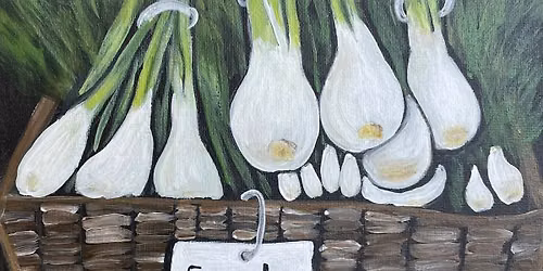 Farmstand Fresh Tryptic Canvas Paint and Sip