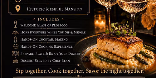 Stirred at the Mansion: A Couples Cocktail & Cooking Date Night