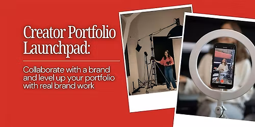 Creator Portfolio Launchpad: Photography & Content Creation Workshop