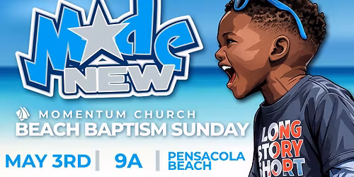 Beach Baptism Sunday!
