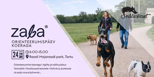 Zaba orienteerumisp\u00e4ev koeraga