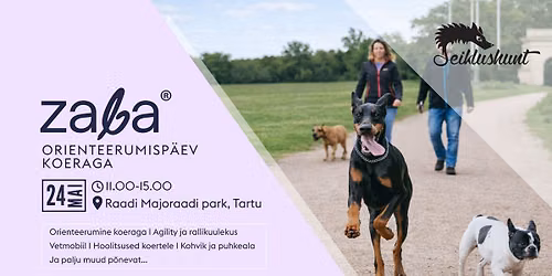 Zaba orienteerumisp\u00e4ev koeraga