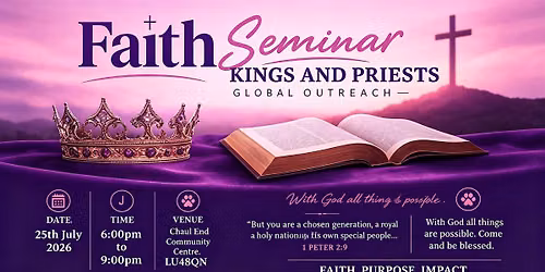 Faith Seminar - June Edition