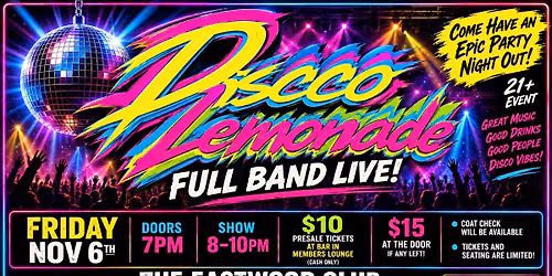 \ud83d\udd7a\ud83c\udffb \ud83c\udf4b DISCO LEMONADE \ud83c\udf4b Live in function hall! \ud83d\udc83\ud83c\udfff 
