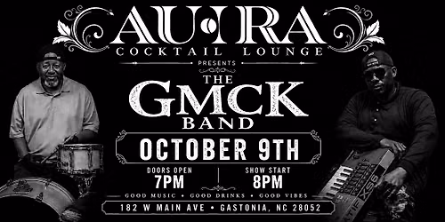 AURA LIVE FRIDAYS featuring The GMCK Band