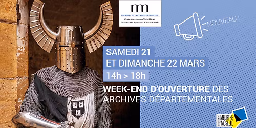 \ud83d\udce3 File-moi ton blaze ! Week-end d\u2019ouverture aux archives d\u00e9partementales les 21 et 22 mars